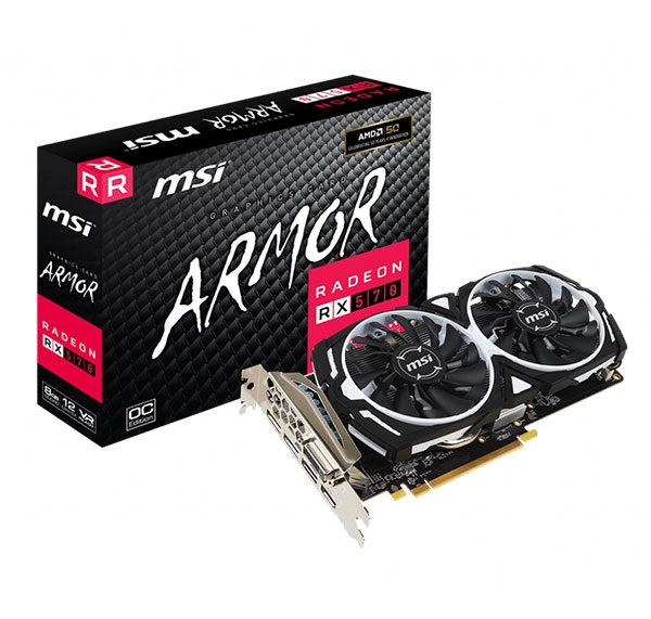 MSI RX570 Armor OC 8GB DDR5 256BIT Videocard